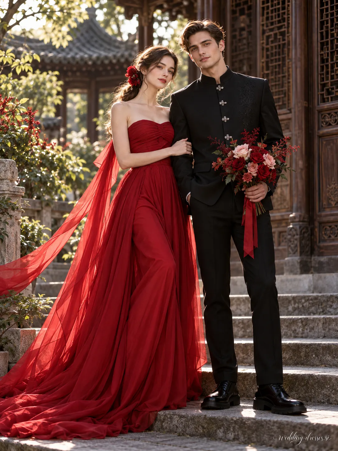Chinese-Inspired Wedding Portrait 28