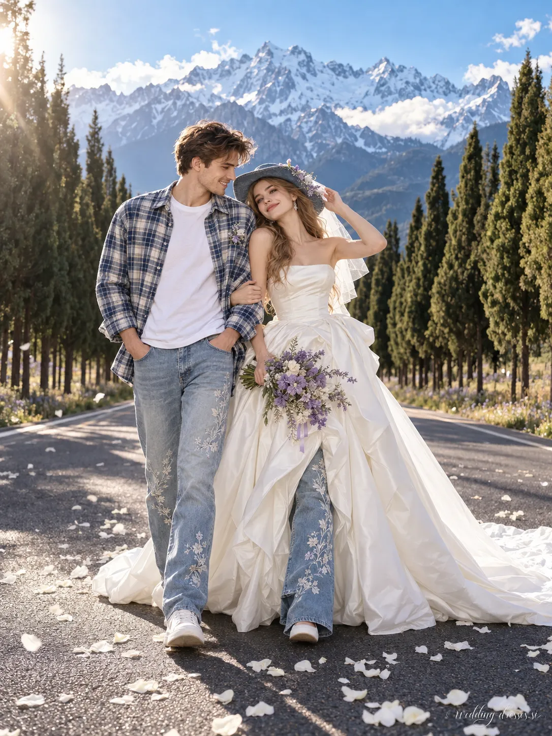 Outdoor Destination Wedding Portrait 30