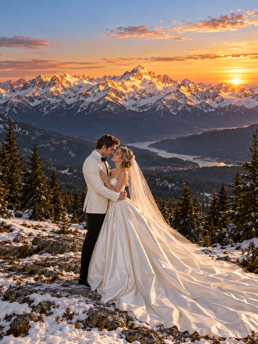 Outdoor Destination Wedding Portrait 34