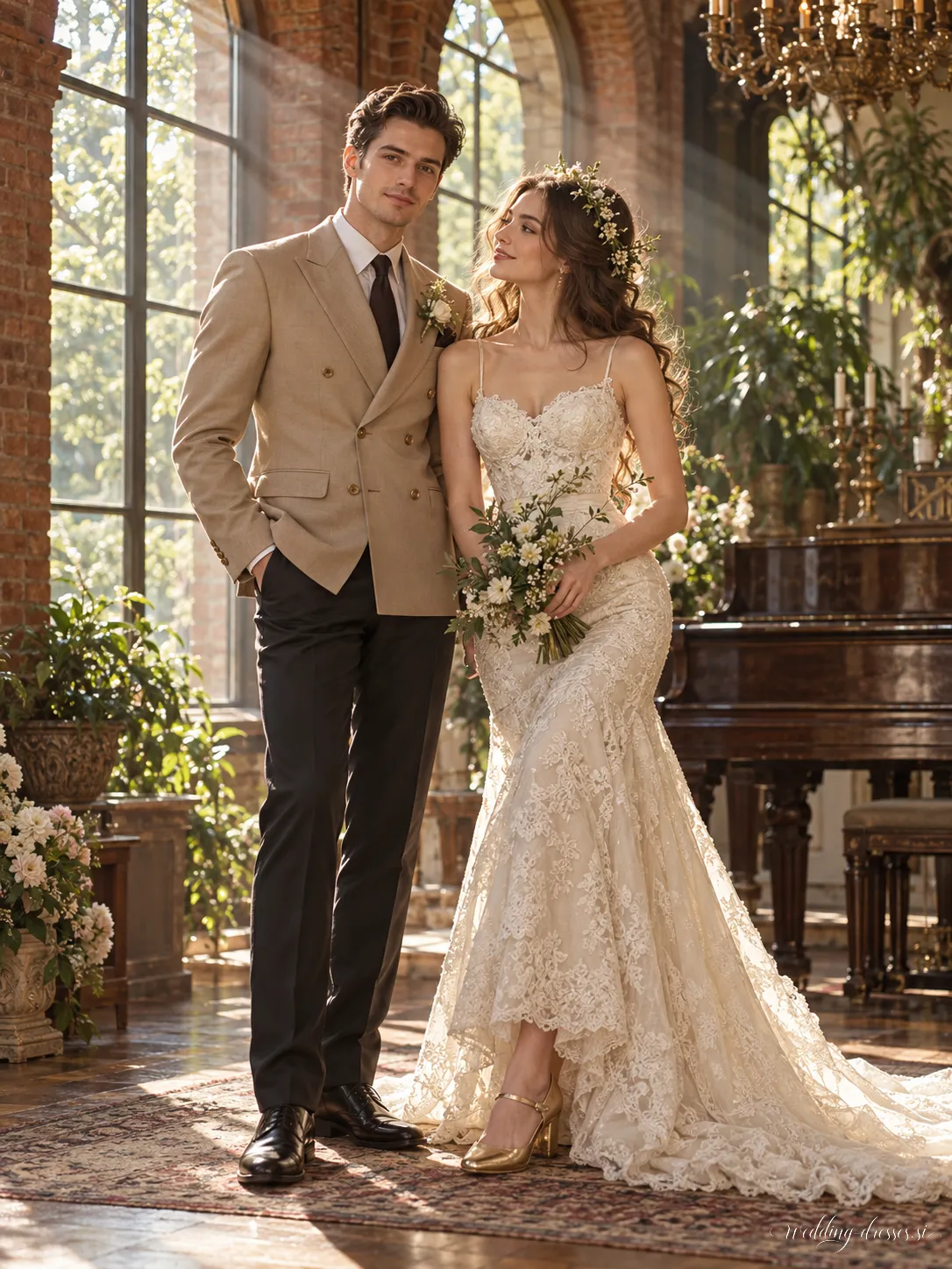 Vintage European Wedding Portrait 3