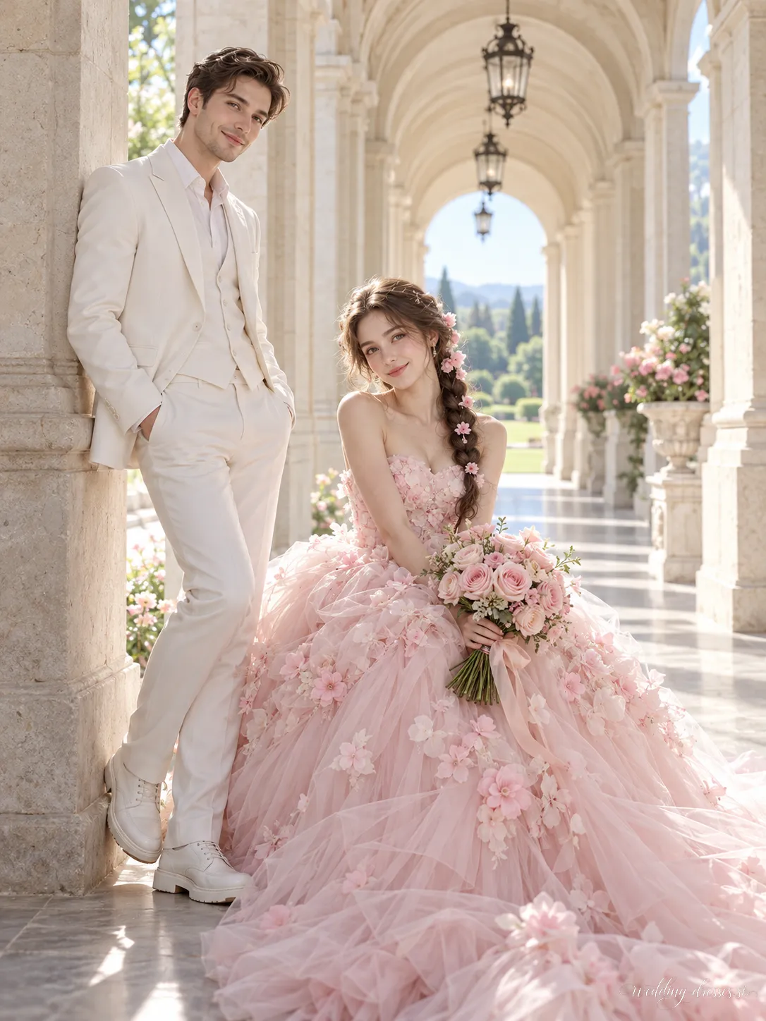 Vintage European Wedding Portrait 4